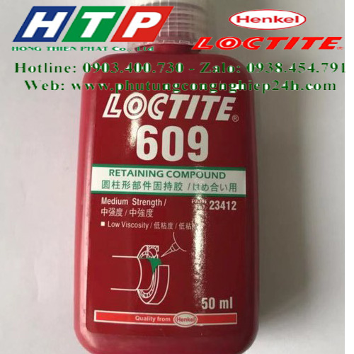 Hướng dẫn sử dụng Loctite 609