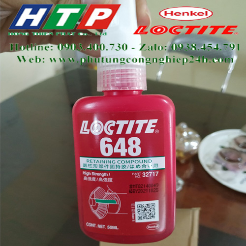 Hướng dẫn sử dụng Loctite 648