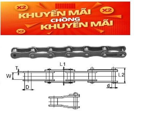 Double Pitch Roller Chain 2