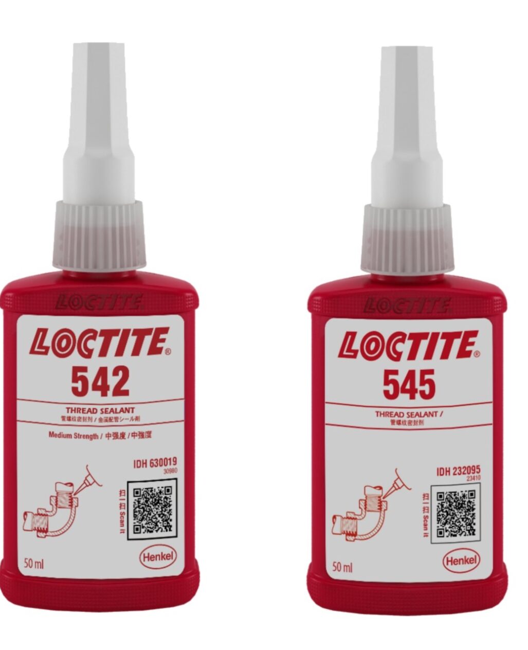 So sánh Keo thay thế gioăng Loctite 542 và Loctite 545
