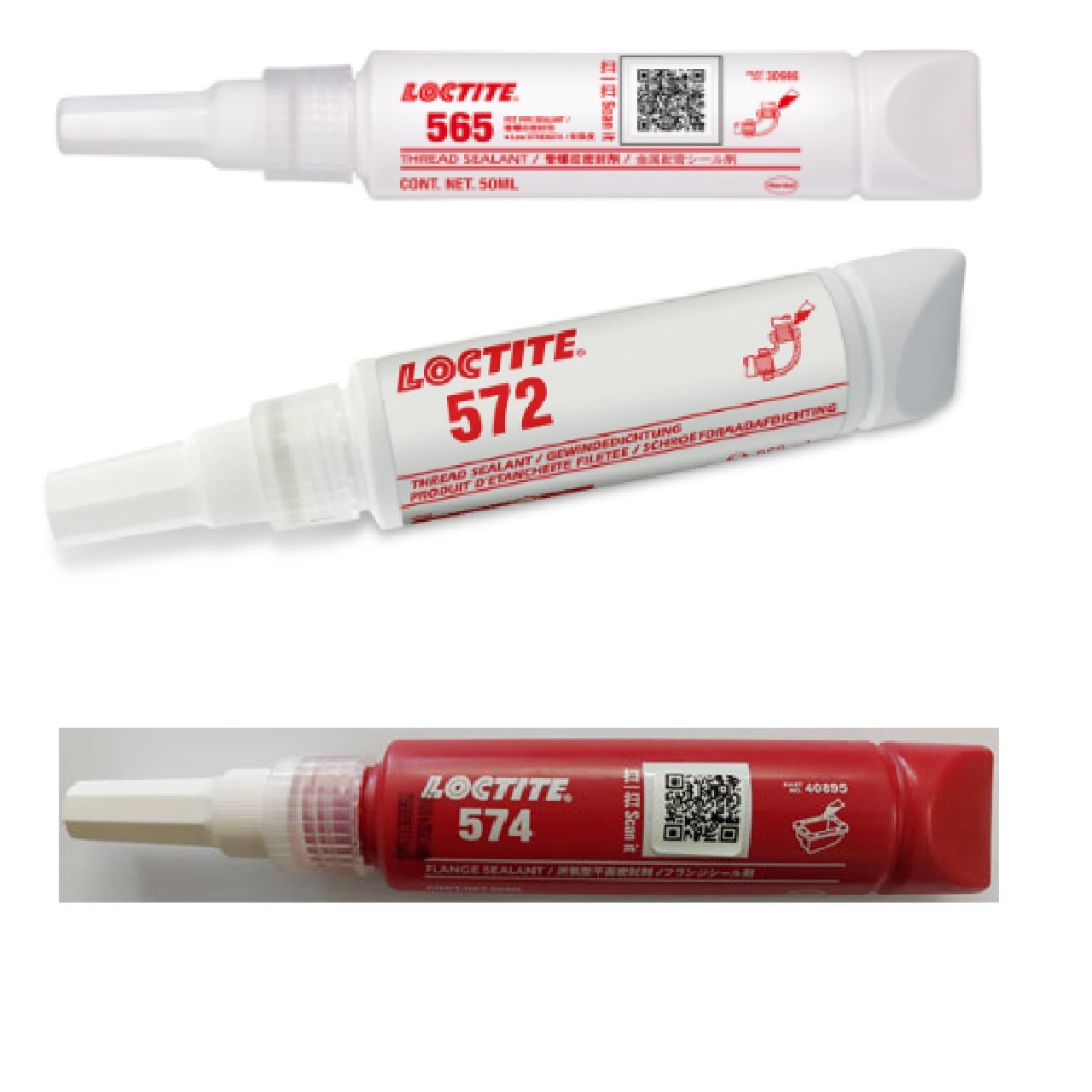 So sánh Keo dán làm kín ren Loctite 572, Loctite 565 và Loctite 574