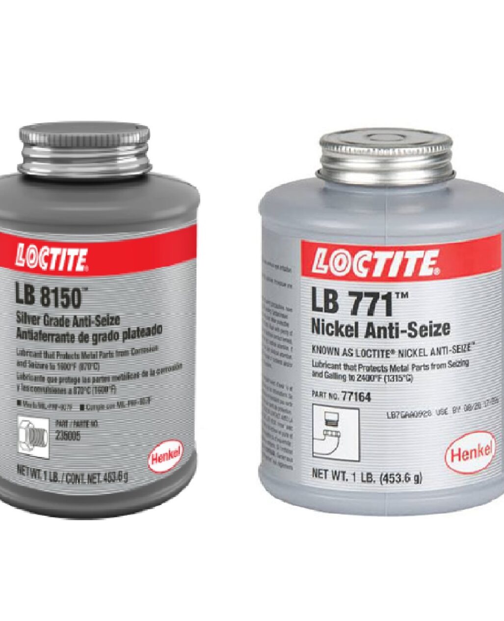 So sánh Mỡ bôi trơn chịu nhiệt Keo Loctite LB 771 và Loctite LB 767