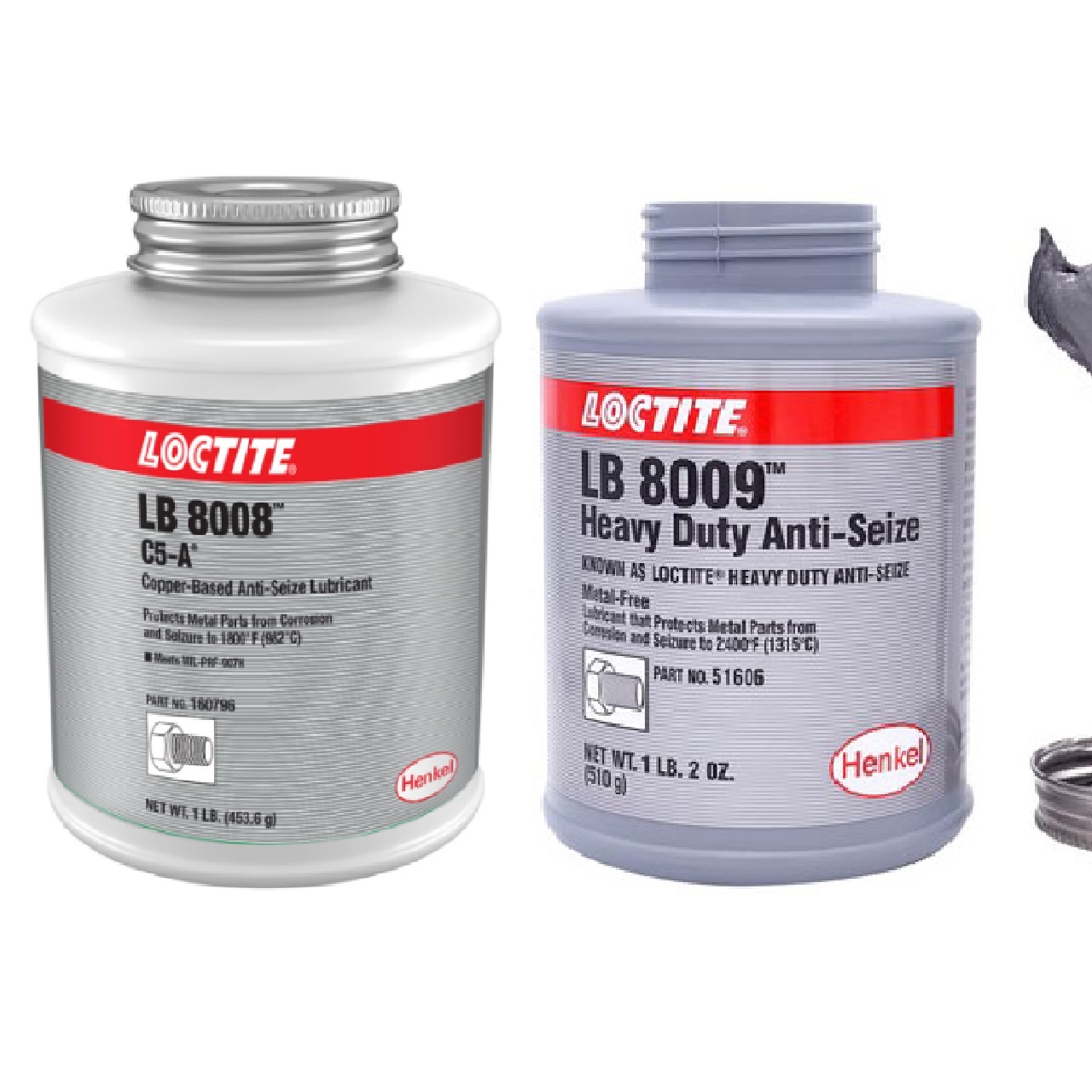Bảng so sánh Mỡ bôi trơn chịu nhiệt Loctite LB 8008 và Loctite LB 8009