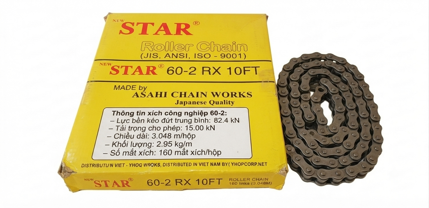 Xích đôi 60-2RS, xích thép đôi 2 dãy 60-2RS, xích 60-2RS